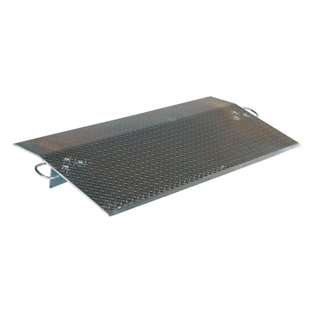 Vestil 60" x 30" Aluminum Dock Plate, 1/2" Thick, 7800 lb Capacity EH-6030